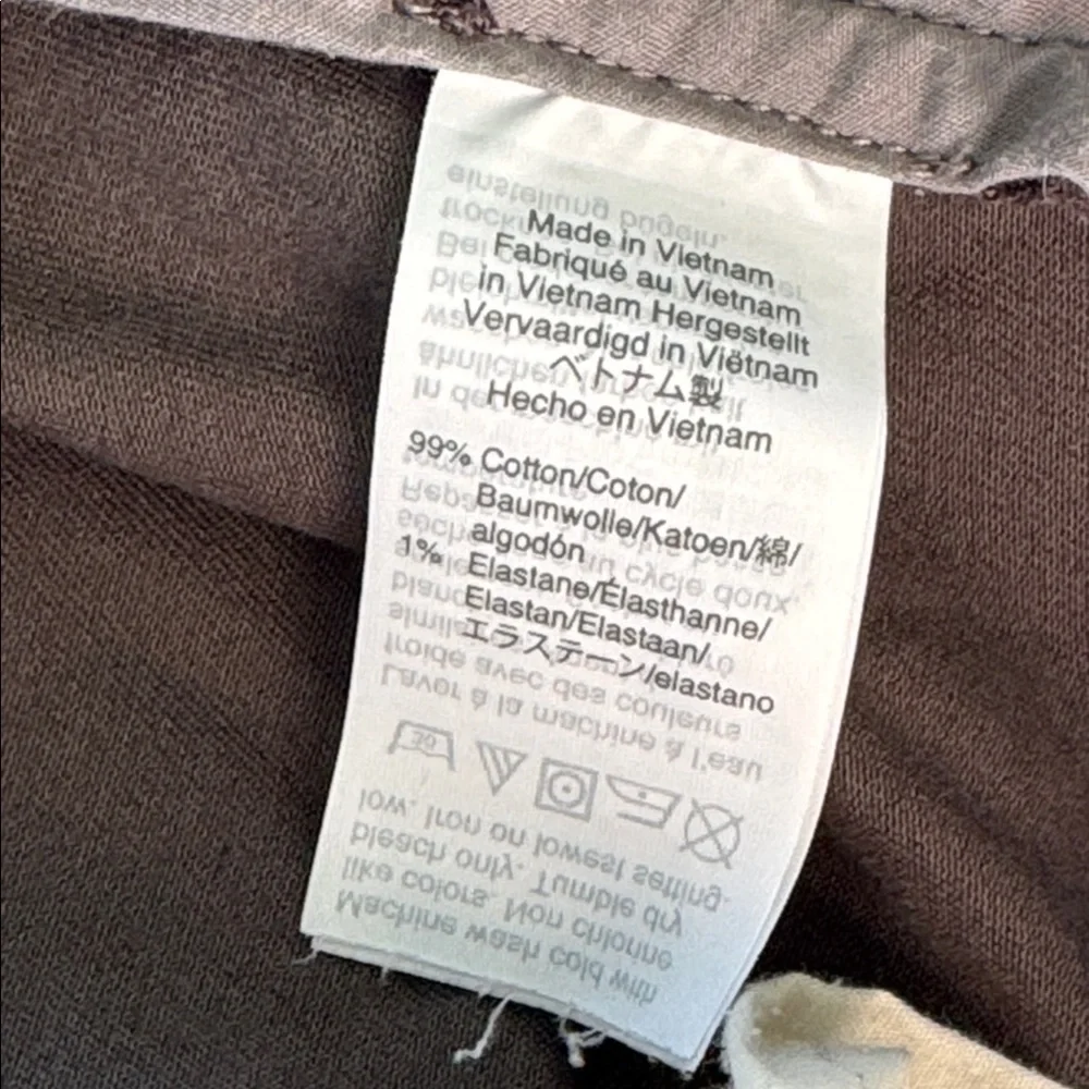 J. Crew flex straight gray men’s cotton stretch chino pants size 31x30